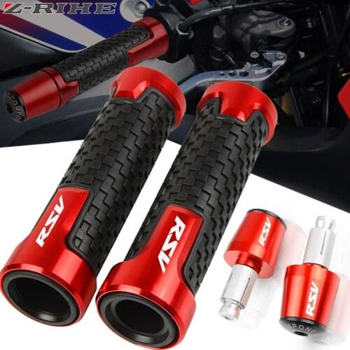 FOR APRILIA RSV MILLE RSV R RSVR RSV4 FACTORY RSV4R RSV4RR Motorcycle 7/8"22MM Handlebar Hand Grips Ends Handle Bar End Cap Plug