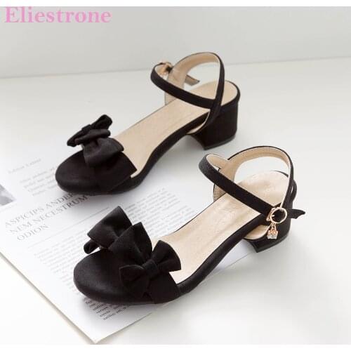 Brand New Casual Beige Black Women Sandals 2 inch Med Heel Lady Slingback Shoes Plus Big Small Size 31 12 43 46 52