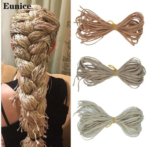 Zizi Box Braids Synthetic Thin Box Crochet Braids Eunice Hair Colorful Zizi Braiding Hair Extensions Black 613 Brown Hair