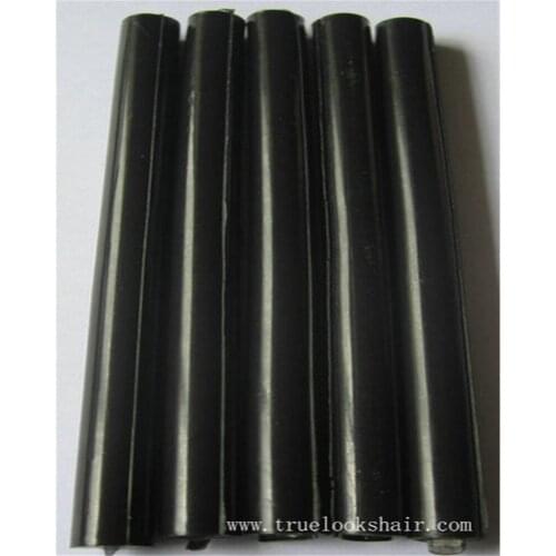 10Pcs/lot 180mm*12mm 100%Italian Keratin Glue Sticks for Hair Extensions Black color hair glue stick Hot melt styling tools