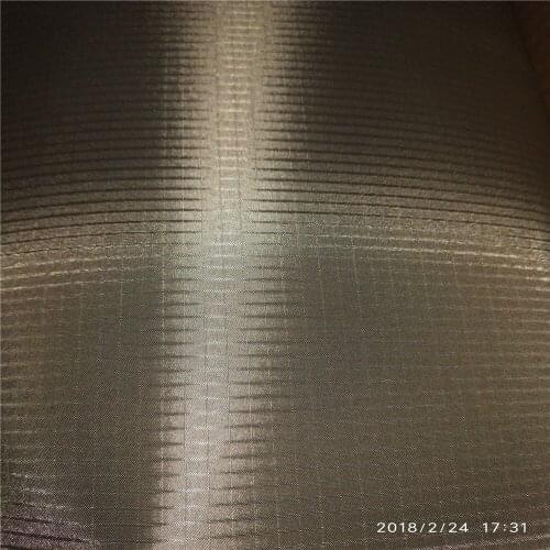108cm width gray color rfid blocking fabric for bag lining