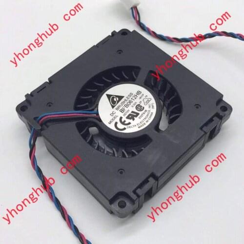Detla Electronics BFB0612HB 9H1P DC 12V 0.32A 60x60x15mm Server Cooling Fan 3-wire