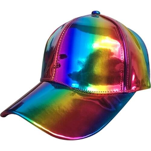Brand Fashion hip-hop snapback hat for Rainbow Color Changing Hat Cap Back to the Future Prop Baseball Cap