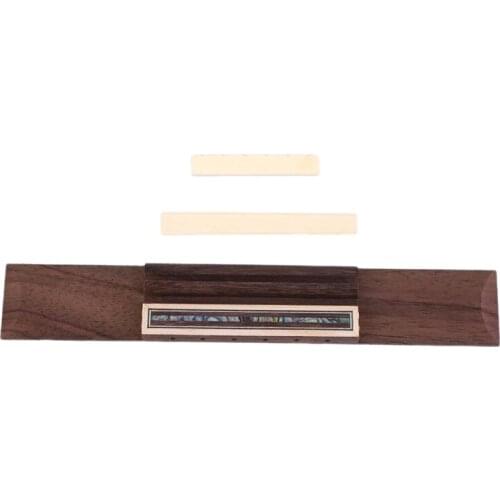 Rosewood Classical Guitar Bridge & Cattle Bone Classic Guitar Nut & Cattle Bone Classical Guitar Saddle