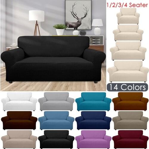 Super Soft Polar Fleece Fabric Sofa Cover Elastic seat cover For Living Room Sofa covers chaise longue Corner sofa cover