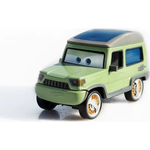 Disney Pixar Cars 2 Diecast Miles Axlerod Metal Aolly Model Toys Car For Children 1:55 New Brand In Stock Lightning McQueen