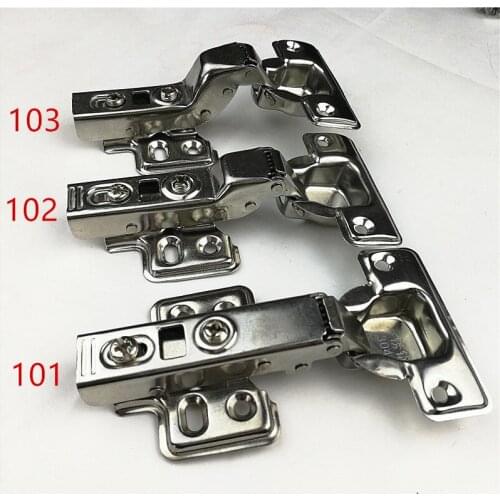 Stainless steel Hydraulic Hinge Damper Buffer Cabinet Cupboard Door Hinges Soft Close Furniture hinges Hardware