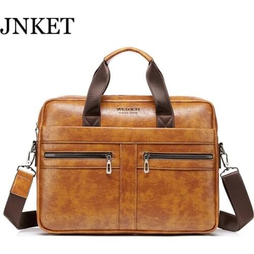 JNKET New Men PU Leather Shoulder Bag Casual Crossbody Bag Handbag Gentlemen Sling Bag