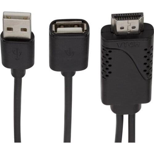 USB Female To HDMI-compatible Male 1080P HDTV TV Digital AV Adapter Cable Wire Converter Cord for IOS Android