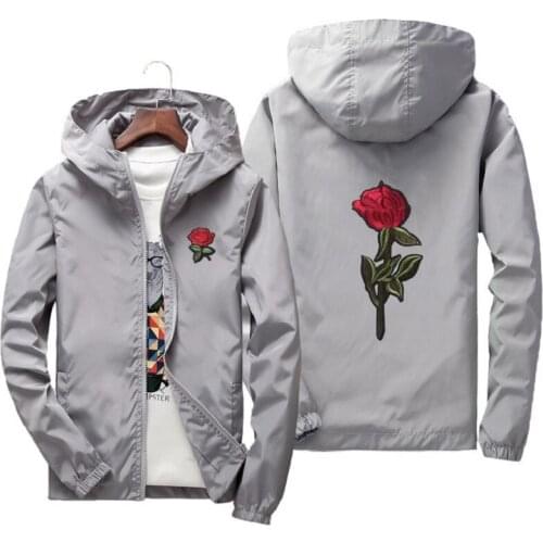 Spring and Autumn Embroidered mens jacket thin windbreaker men women jaqueta masculina college jackets