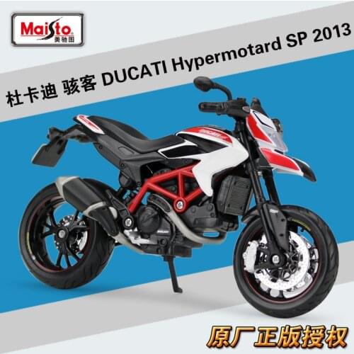 1:12 DUCATI Hypermotard SP 2013 Maisto Model Car Diecast Metal Model Sport Race Motorcycle Model Motorbike Collectibles