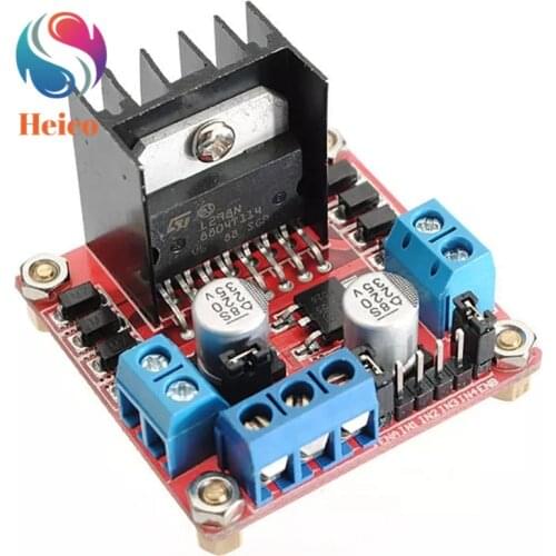L298N DC Motor Driver Board Module L298N Dual H Bridge Stepper Motor Control for Robot Smart Car