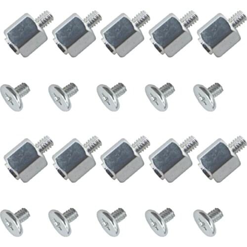 10 Set Hand Tool Mounting Kits Stand Off Screw Hex Nut for A-SUS M.2 SSD Motherboard