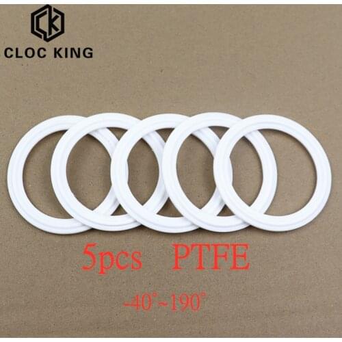 CK PTFE Grooved Gasket Fits 19.25.32.38/133mm-76mm OD pipe & 50.5-145mm OD Sanitary Tri Clamp Type Ferrule Flange in Gaskets