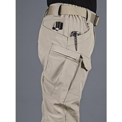 Tactical pants special forces camouflage training pants spring and autumn outdoor elastic overalls loose soft shell assault pant