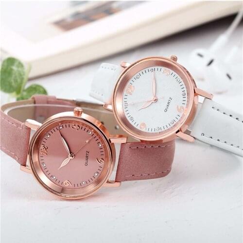 Reloj Mujer Brand Luxury Fashion Women Quartz Watches Clock Rose Gold Dial Casual Dress Wrist Watch Ladies Watch Montre Femme F3