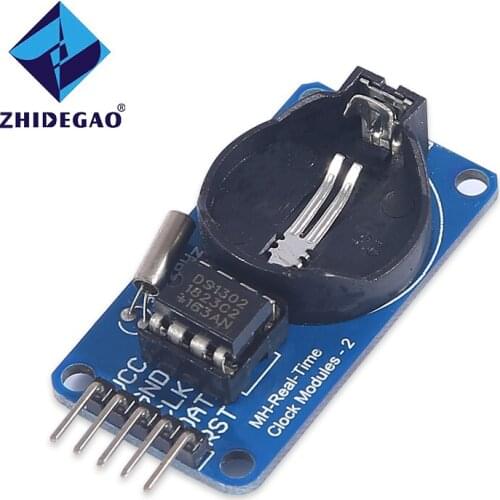 ZHIDEGAO 1pcs/lot RTC DS1302 Blue Real Time Clock Module For Arduino Diy