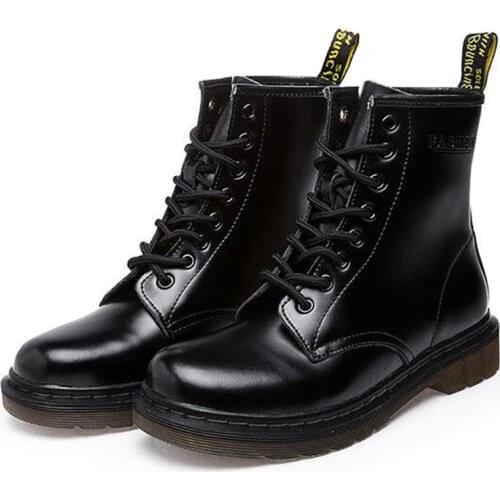 Winter Women Boots Platform Shoes Plus Size Soft Leather Martin Boots Ankle Booties Luxury Brand Motorcycle Boots Women Shoes