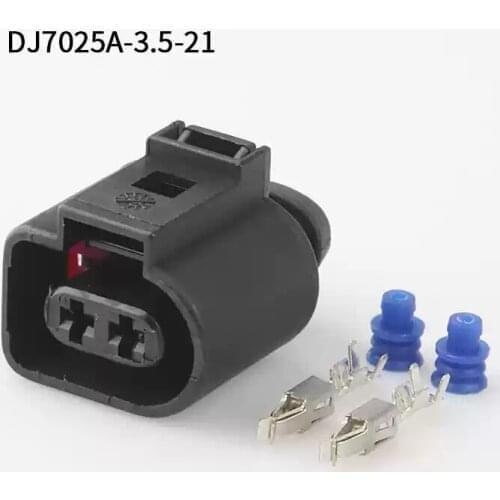 500SETS DJ7025A-3.5-21 3.5mm 2Pin AMP Car Electrical Wire Connectors for Audi ,BMW,Honda,Toyota,NISSAN AND other models