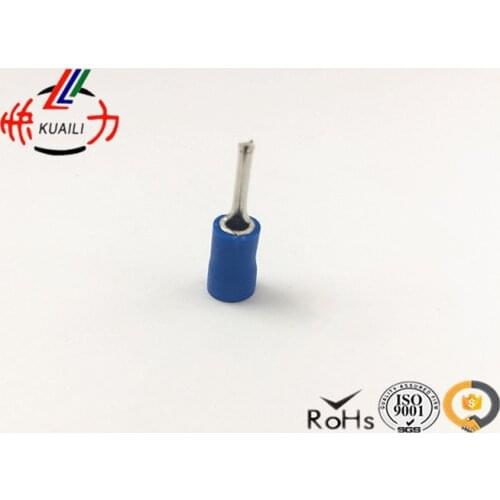 500PCS insulated pin terminals Connector BLUE PTV 2-10 AWG 16-14