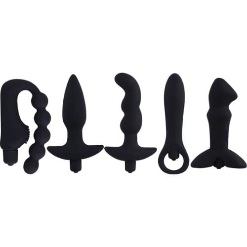 6 Types Vibrating Anal Beads Plug Prostate Massager Dildo Vibrator Sex Toys For Women Men 10 Speed G-spot Anal Vibrator Sex Shop