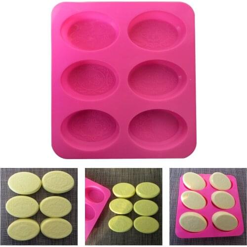 7-Cavity Lace Silicone DIY Epoxy Resin Casting Soap Molds Handmade for Candy Soap Candle Chocolate Making Supplies