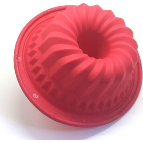 8-inch Kugelhopf Bread Mold Non-stick Household Baking Tools Silicone Cake Mold Savarin Mold Metal frame
