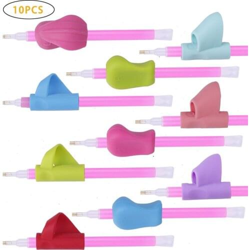 Diamond Painting Accessories 10pcs Diamond Embroidery Pen Cover Drill Pen Grip Mosaic Point Pen Cover for Embroidery Mosaic