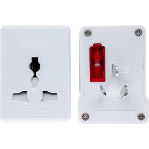 Australia, New Zealand, China 3 Way Outlet AC Power Adapter 10A Fused Masterplug