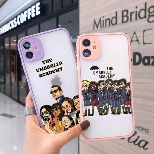The Umbrella Academy Phone Case for IPhone 11 Pro 7 XS MAX X SE 20 X XR 6 8Plus Soft Matte Clear Cover Fundas for iPhone 12 Capa