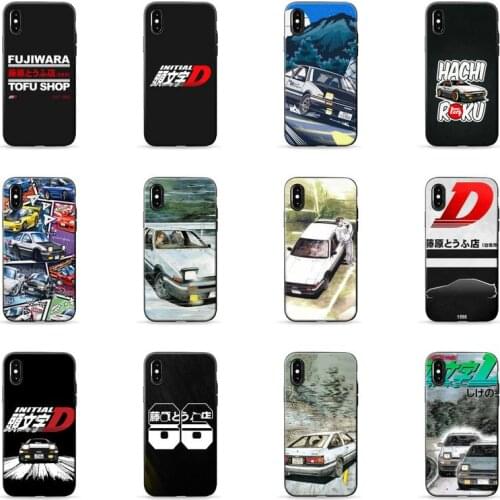 Initial D Anime AE86 Phone Case for iPhone 7 8 11 12 Pro X XS Max XR Samsung A S 10 20 30 50 70 Plus pro funda