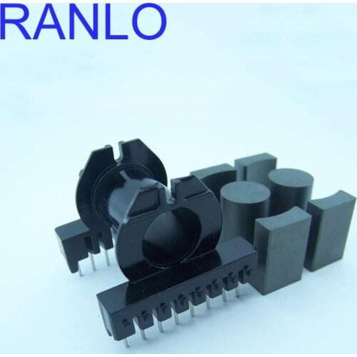 ER4215 EC4215 horizontal bobbin+ ferrite core PC40 transformer bobbin soft magnetic core