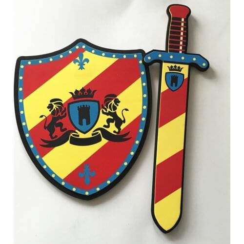 EVA Pirate Sword Shield Set Soft Children Cosplay Anime Movie Show PU Toy Weapons Kit Kids Game Foam Toy Gifts