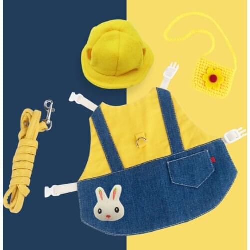 Mini Pet Cotton Suit Light-colored Cute Little Clothes Spring&Summer Outing for bunny Guinea-pig Walking