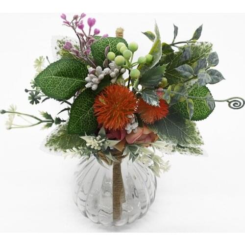 20 pieces Artificial plant Artificial grass Hedding decoration Home decoration accessories Christmas Candy box Photo props Gifts