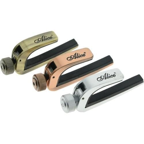 Pack of 3 Alice Zinc Alloy Adjustable Light Guitar Capo Guitar Quick Release Key Clamp High Quality