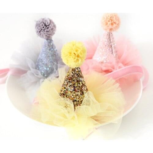 Pet Cat Dog Stereo Lace Crown Headdress Birthday Photo Props Gray Cute Lace Bandana Bib Scarf Crown Hat