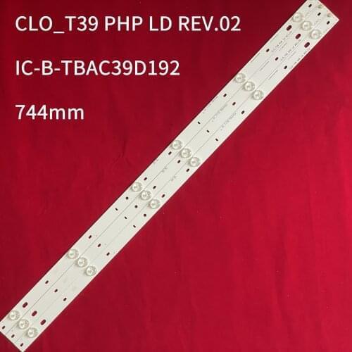 LED Backlight strip 6 lamp IC-B-TBAC39D192 CLO_T39 PHP LD REV.02 SD F140 M8(P40) FOR 39PFL5708/F7 39PFL4398H/12 TPT390J1-HJ1L02