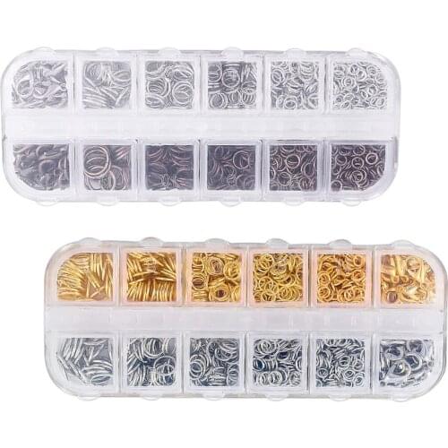 Metal accessories Jewelry Findings Tool Set Copper Wire Open Jump Rings Lobster clasp Earring Hook for Jewelry Making Supply Kit