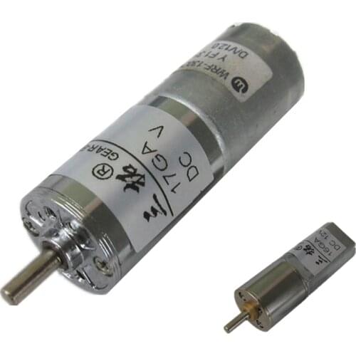 17GA 16GA DC Gear Motor 6V 12V 2.4- 800RPM DIY Model Good motor