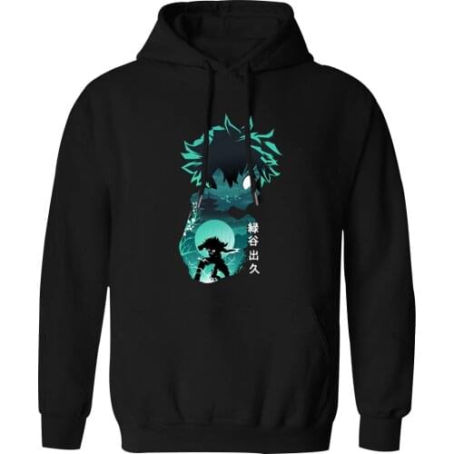 My Hero academy New Hooded Men Fashion Hip Hop Clothing Tops Leisure Streetwear Pullovers Long Sleeve Casual Tracksuits Homme