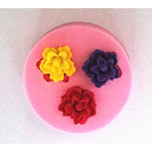 New Mini flowers fondant cake molds soap chocolate mould for the kitchen baking