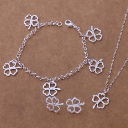 Wholesale High quality silver plated Fashion jewelry necklace Bracelet earrings WT-178