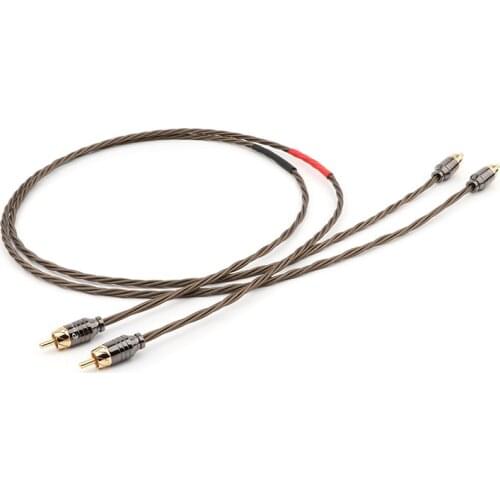 Nordost Odin Silver Plated RCA Interconnect Cable RCA to RCA Audio Cable Analogue Cable Phono Cable For CD AMP Rca Cable