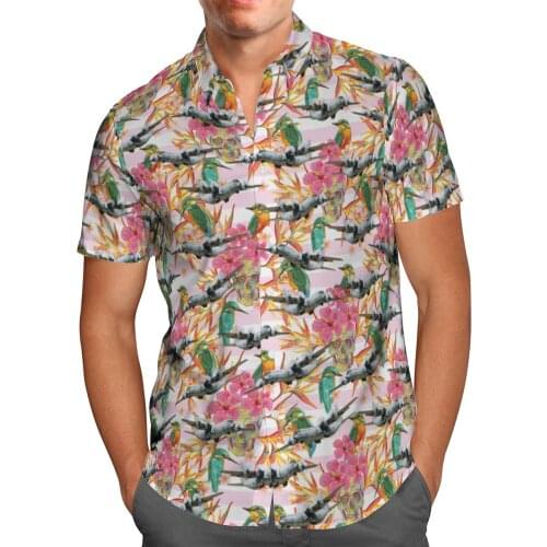 Skull N Plain 3D Print Summer Breathable Hawaiian Beach Shirt Fashion Streetwear Short Sleeve Shirt Oversized Top Camisa Hombre