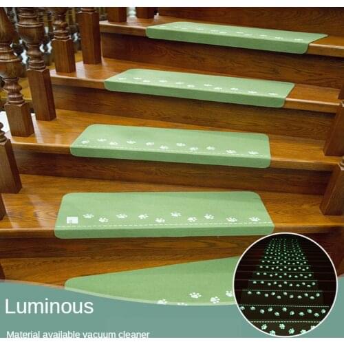 Luminous stair pads stepping mats floor mats foot pad steps stickers luminous non-slip non-adhesive self-adhesive pvc