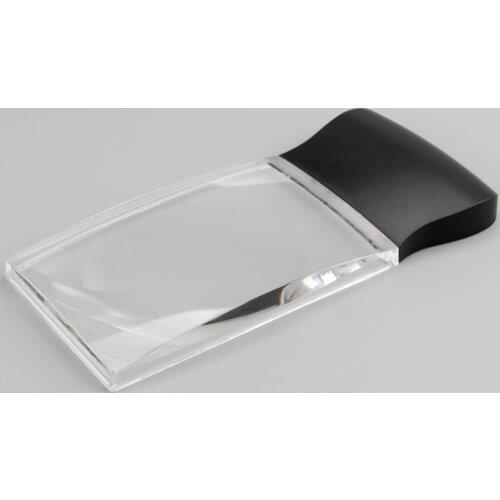 TH-3000 2X Reading Card Magnifier, Magnifying Glass with LED Light