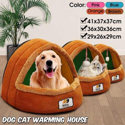 Pet Products Luxury Dog House Cozy Dog Bed Puppy Kennel 4 Color Pet Sleeping Bed Cat Cushion Mats Pet