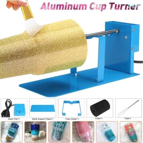 Cup Turner Cuptisserie Turner Machine Electric Cup Spinner with Rotisserie Motor for DIY Gitter Epoxy Resin Crafts Cup Tumbler
