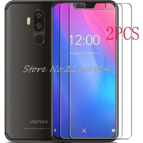 2PCS FOR Vernee M8 Pro High HD Tempered Glass Protective On M8Pro Screen Protector Film Cover